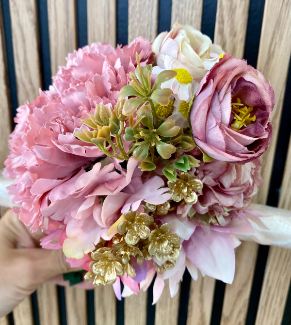 FLORES RAMILLETE ROSA