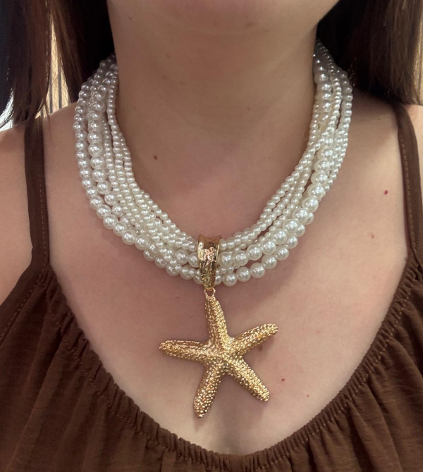 COLLAR ESTRELLA DE MAR DORADA