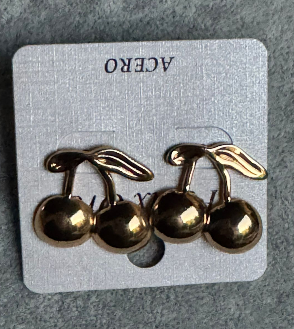 PENDIENTES CEREZAS