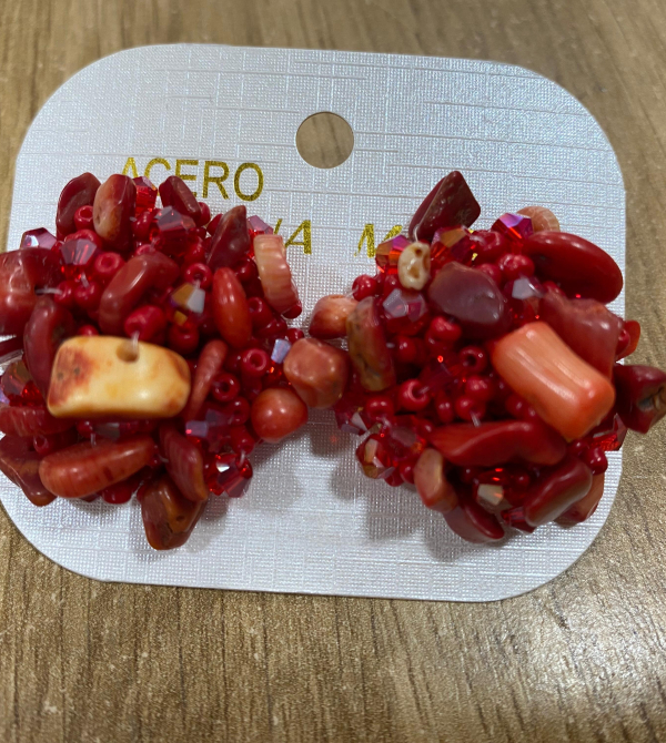PENDIENTES CORAL