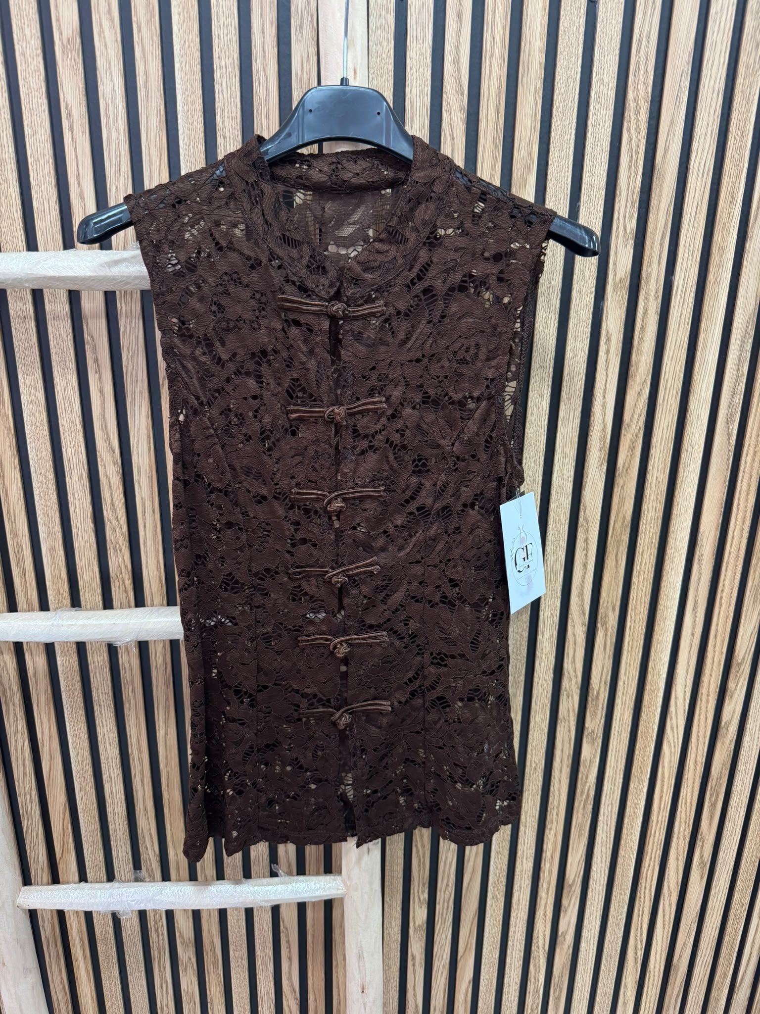 CAMISA ENCAJE FLORAL - Imagen 2